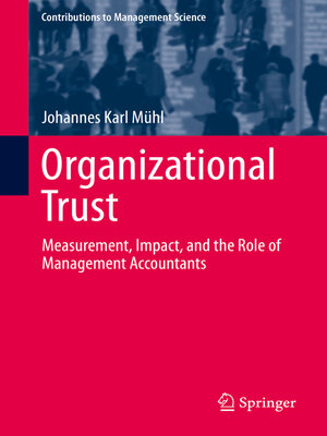 cover image of Organizational Trust